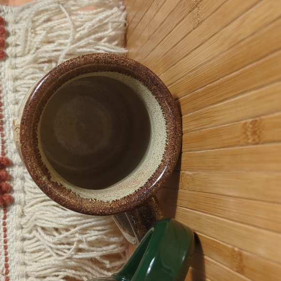 2 Studio Pottery Handcrafted Coffee Mugs from Coffee Roaster Companies 16oz - Picture 5 of 6